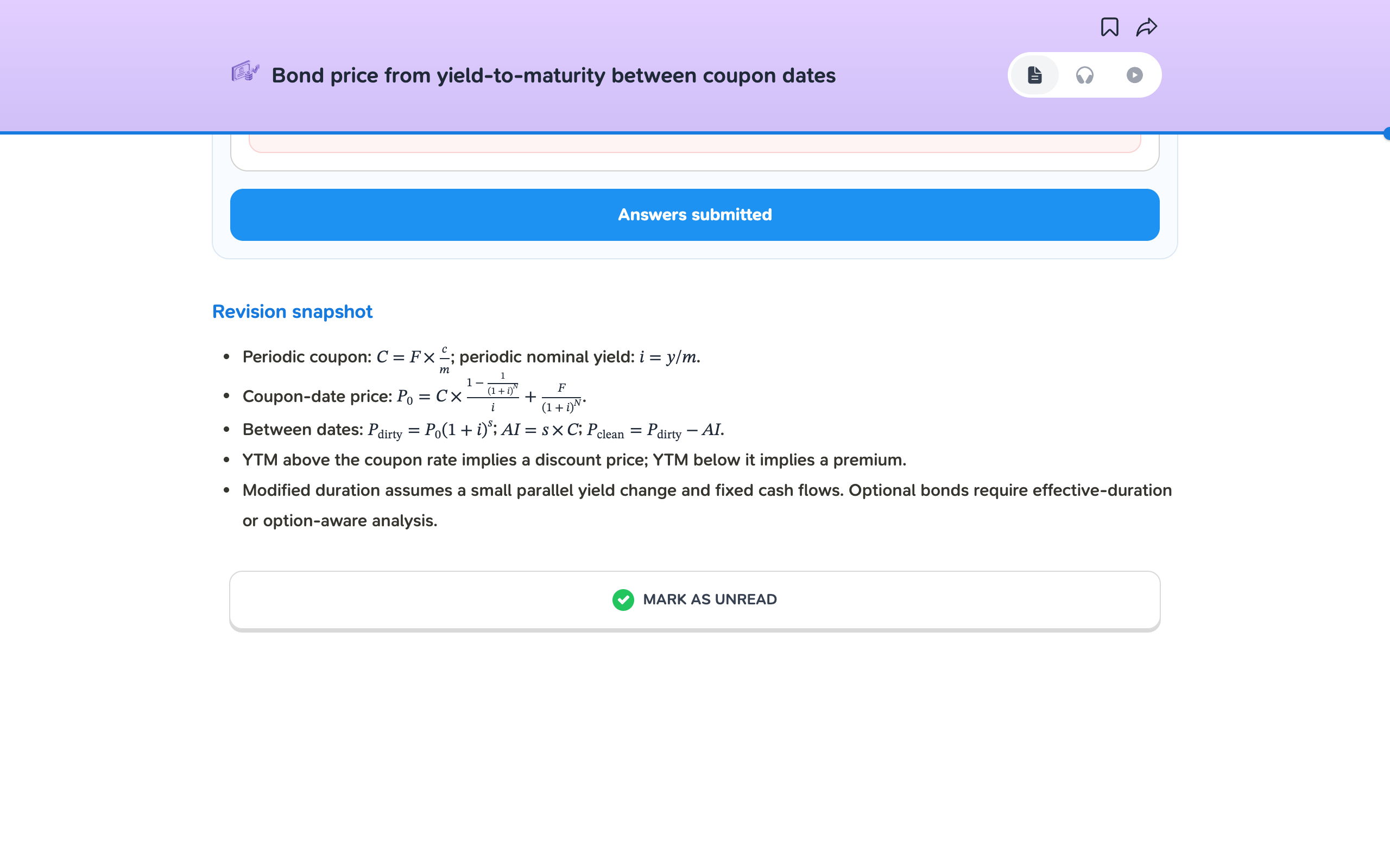 Revision snapshot